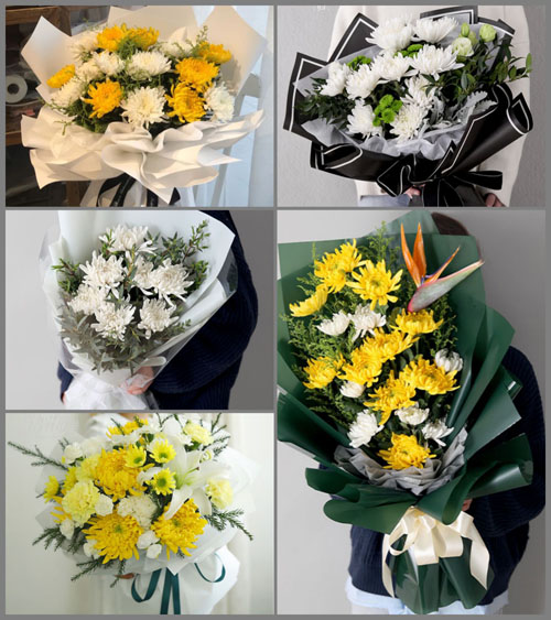 青海西宁市湟中县甘河滩镇白事花束代送